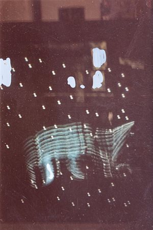 MARIO SCHIFANO (1934-1998) Senza titolo 1990-97tecnica mista su fotografia cm...