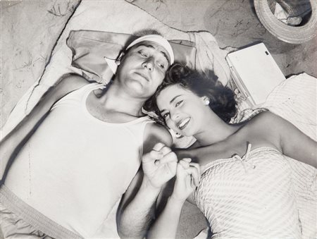 G.B. POLETTO (-) Alberto Sordi e Giovanna Ralli durante il film "Un eroe dei...