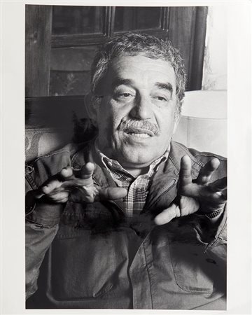 ANONIMO (-) Ritratto di Gabriel Garcia Marquezanni ottantastampa ai sali d'...