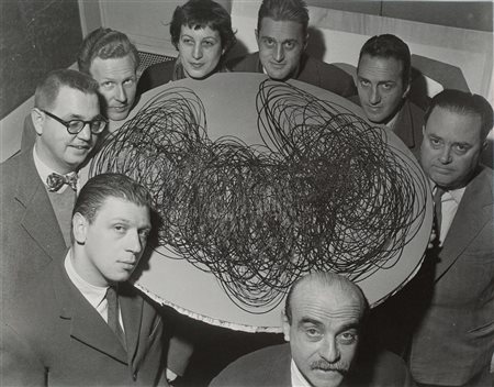 AGENZIA DUFOTO (-) Ritratto di artisti, Lucio Fontana, gli spazialistiprimi...