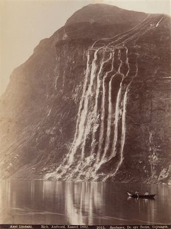 LINDHAL AXEL (1841-1906) Lotto di 30 fotoPaesaggi norvegesifine...