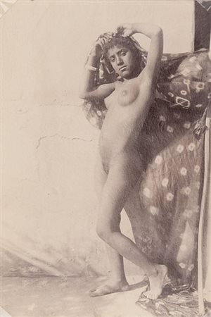 PLUSCHOW GUGLIELMO (1852-1930) Nudoprimi '900stampa all'albumina cm...