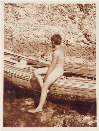 D'AGATA ANTOINE (1961-) Giovinettoprimi '900stampa ai sali d'argento,...