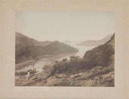 ANONIMO (-) Takaboko jima Nagasakifine '800stampa all'albumina acquerellata a...