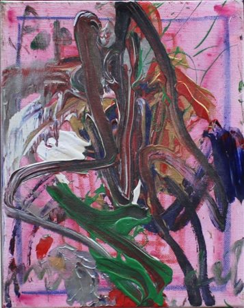 Giorgio Moiso Cairo Montenotte 1942 Senza titolo 2005 Mista su tela 30x24