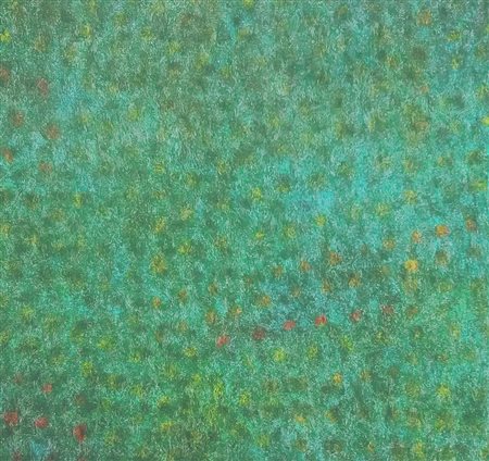 Pino Jelo Reggio Calabria 1948 Alla fine comunica incanto 2011 Olio su tela...