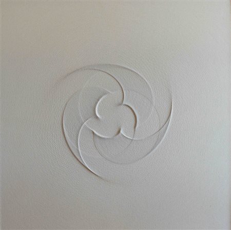 Marco Ulivieri Castelfiorentino 1975 Tre 2016 Quarzite su cotone 100x100