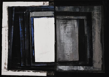 GABRIELE SALVE COLOBRARO 1967 ASTRATTO05 2016 Olio su cartoncino 70x50