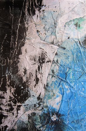 Domenico Grande Trani 1976 Terraforming#2 2017 Tecnica mista su tela 60x40