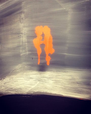 Lorenzo Fabietti Milano 1986 Intenso 2016 Acrilico e spray su tela 65x55