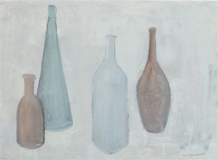 Camillo Cocchetti MIlano 1922 Natura morta 1954 Olio su tela 33x46