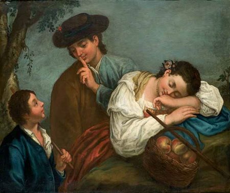 Francesco Fedeli detto il Maggiotto Venezia 1738 – 1805 FANCIULLA DORMIENTE...