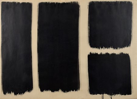 FRANCO BEMPORAD (Firenze 1926 - 1989), senza titolo, 1960 tempera su carta,...