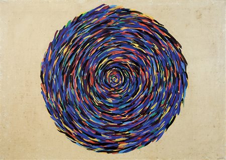 RAOUL SCHULTZ (Isola Lero 1931 - Venezia 1971), Nuove strutture, tempera su...