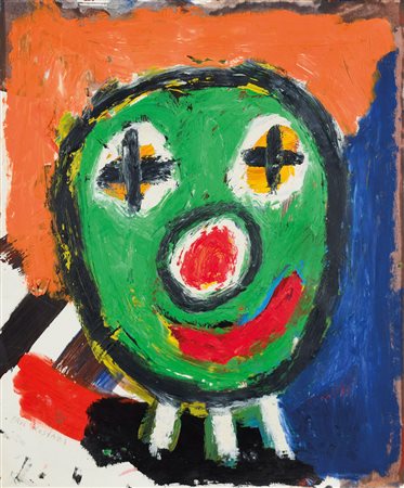 PAUL KOSTABI (Whittier (California) 1962), senza titolo, 2003 olio su...