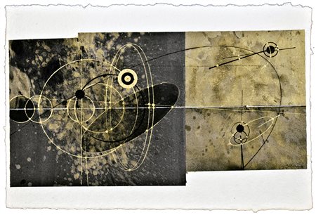 WALTER VALENTINI (Pergola 1928), Verso Mizar 1, 2007 tecnica mista su carta a...