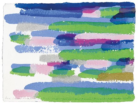 PIERO DORAZIO (Roma 1927 - Perugia 2005), In Tagliamento, 1995 tecnica mista...