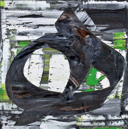 OMIDI FEREYDOUN (Roudbar 1967), HE, olio su tela, 60x60 firma al retro