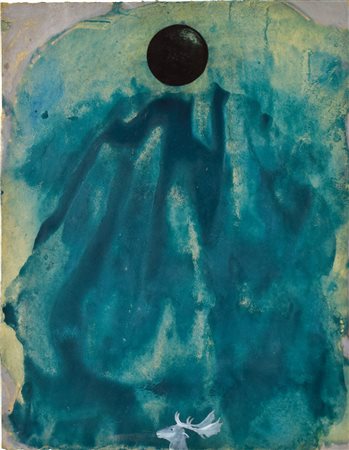 GIUSEPPE GALLO (Cosenza 1954), senza titolo, 1987 tecnica mista su carta a...