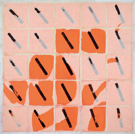 WALTER FUSI (Udine 1924 - 2013), senza titolo, 1979 olio tecnica mista e...