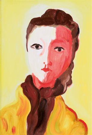 VIRGILIO GUIDI (Roma 1892 - Venezia 1984), Figura, 1963 olio su tela, 50x35...