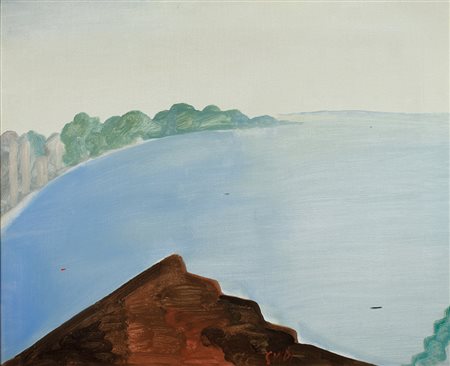 VIRGILIO GUIDI (Roma 1892 - Venezia 1984), Bacino di San Marco, 1956 olio su...