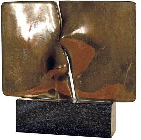 AGOSTINO BONALUMI (Vimercate 1935 - 2013), senza titolo, scultura in bronzo...