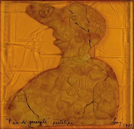 ENRICO BAJ (Milano 1924 - Varese 2003) Pan di generale, 1972 accumulazione di...