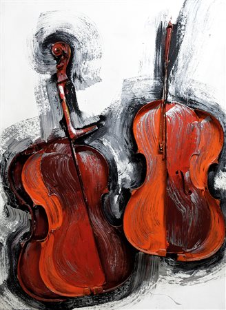 ARMAN FERNANDEZ (Nizza 1921 - 2005) senza titolo, 2004 violino spezzato e...