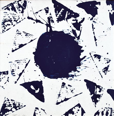 PAOLO MASI (Firenze 1933) senza titolo, 2009 smalti su cartone, 40x40 firma e...