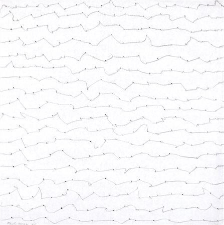 PAOLO MASI (Firenze 1933) senza titolo, 1975 tecnica mista su cartone forato,...