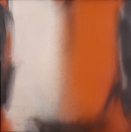 CLAUDIO OLIVIERI (Roma 1934) senza titolo, 1997 olio su tela, 50x50 firma e...