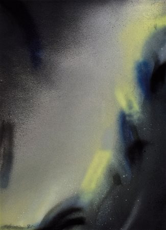 CLAUDIO OLIVIERI (Roma 1934) senza titolo, 1985 tecnica mista su cartoncino,...