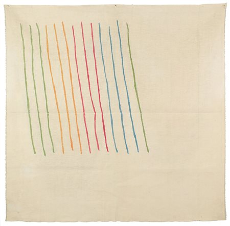 GIORGIO GRIFFA (Torino 1936) senza titolo, 1977 acrilici e tecnica mista su...