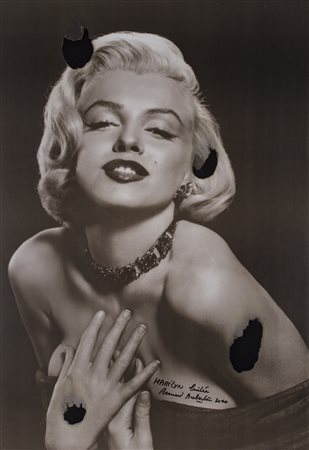 BERNARD AUBERTIN (1934-2015)Marilyn Brulée, 2010Manifesto bruciatocm...