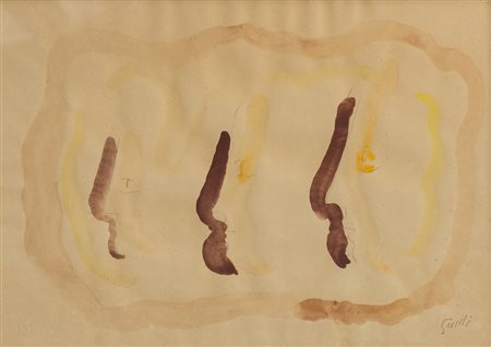 VIRGILIO GUIDI (1891-1984)Senza TitoloAcquerello su cartacm 33x47Firma al...