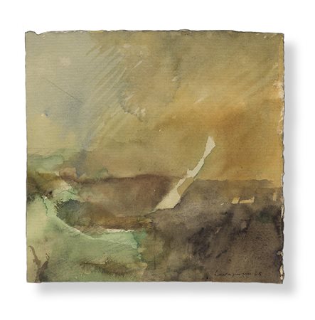 PIER LUIGI LAVAGNINO (1933-1999)Senza Titolo, 1968Tecnica mista su cartacm...