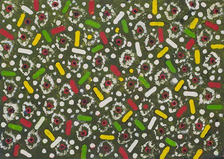 AGENORE FABBRI (1911-1998)Giardini pubbliciTecnica mista su cartoncinocm...