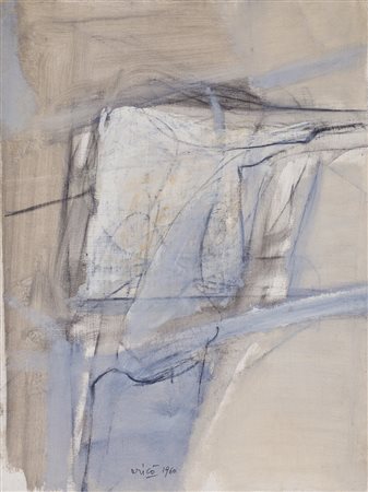 RODOLFO ARICÒ (1930-2002)Senza Titolo, 1960Olio su telacm 62x47Firma e...