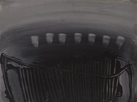 EMILIO SCANAVINO (1922-1986)Senza Titolo, 1964Tecnica mista su tavolacm...