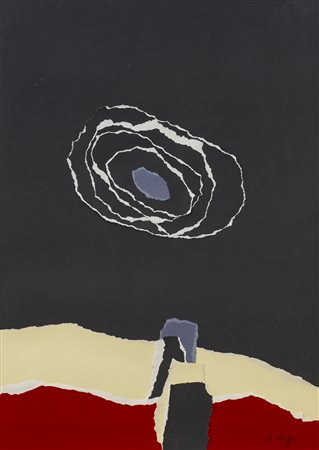 ROBERTO CRIPPA (1921-1972)Senza TitoloCollage di cartoncini su cartacm...