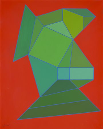 ACHILLE PERILLI (1927)L'abominevole, 2005Tecnica mista su telacm 81x65Firma e...