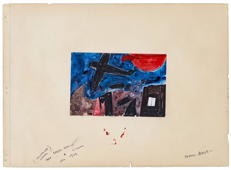 FRANCO ANGELI (1935-1988)(Incursione notturna) Sogno fatto a Giugno del 1944,...