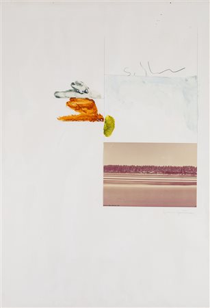 MARIO SCHIFANO (1934-1998)Senza TitoloTecnica mista e fotografia di Franco...