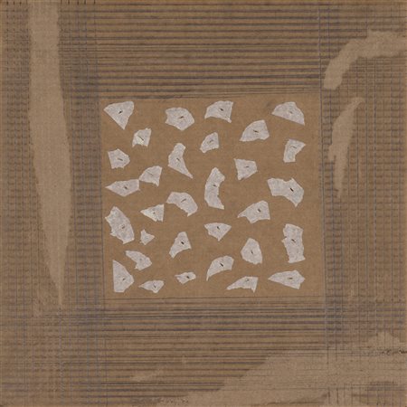 PAOLO MASI (1933)Senza Titolo, 1976Tecnica mista e collage su cartone...