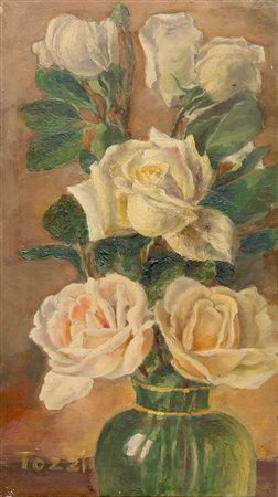 Mario TOZZI (Fossombrone (Ps) 1895-10-30 Saint Jean du Gard 1979-09-08) Rose...