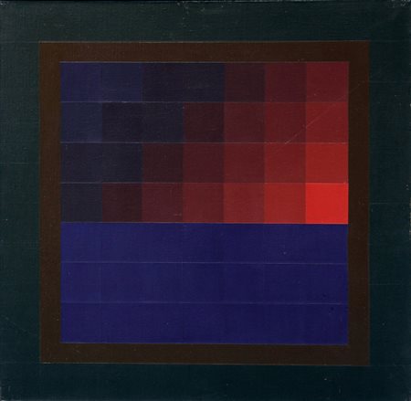 Hugo DEMARCO (Buenos Aires, 1932 Parigi, 1995 ) Progretion+espace 1975...