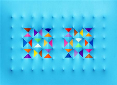 Pier Paolo NUDI (Cosenza 1971 ) Dimensionale cromodinamico 2016 acrilico su...