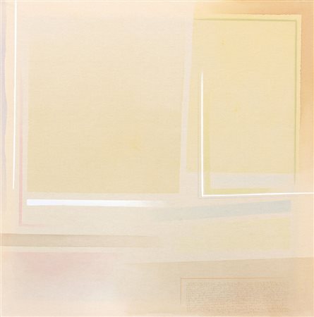 Riccardo GUARNERI (Firenze, 1933 ) Prevale il giallo 2015 acrilico su tela...