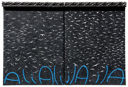 Aldo MONDINO (Torino 1938-10-04 Torino 2005-03-10) Ali Ali 1997 olio e...